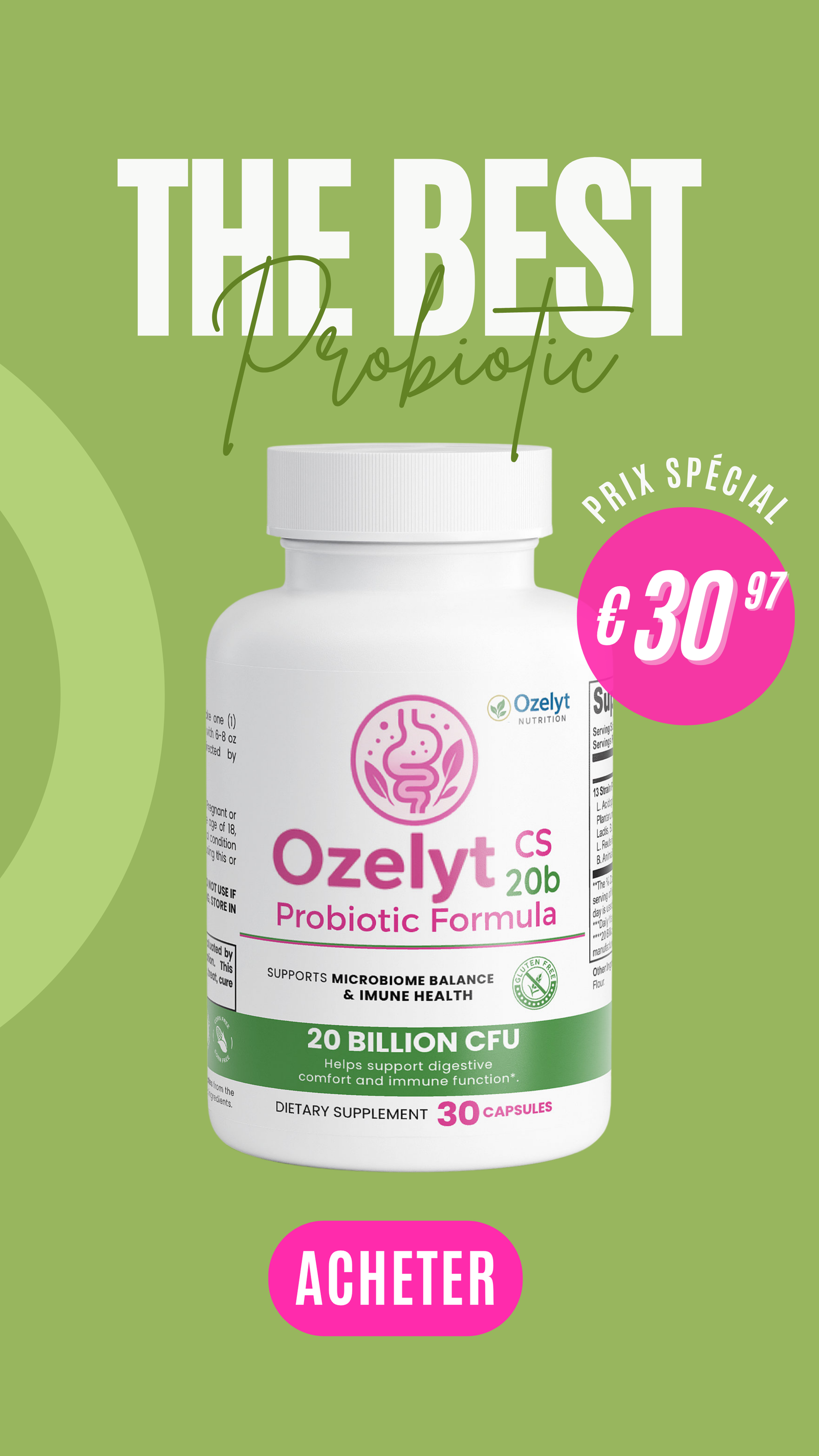 Flacon Ozelyt CS 20b
