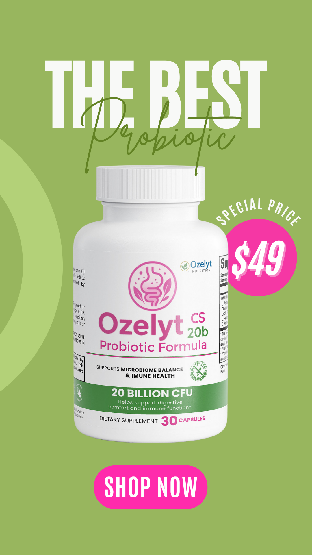 Ozelyt CS 20b Bottle