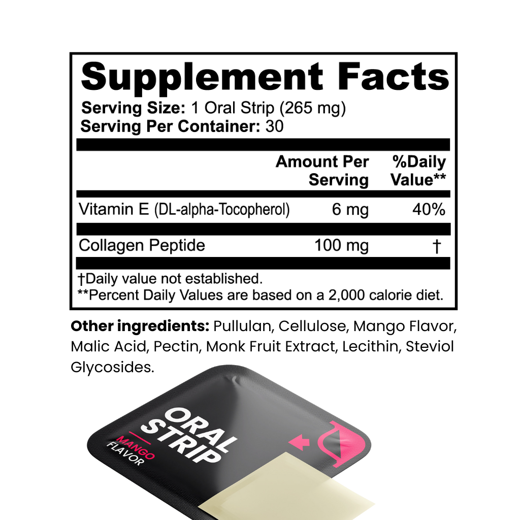 Supplement Facts — Beauty Glow Collagen